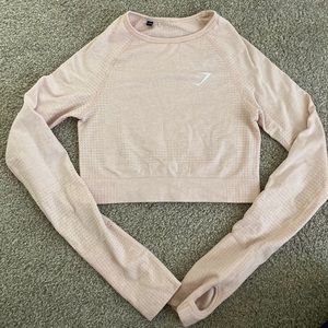 Gymshark seamless long sleeve crop top